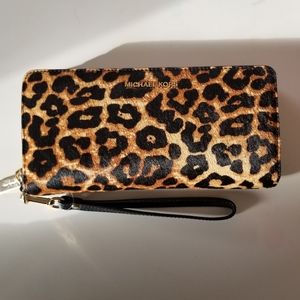 Michael Kors Jet Set Continental Haircalf Wallett